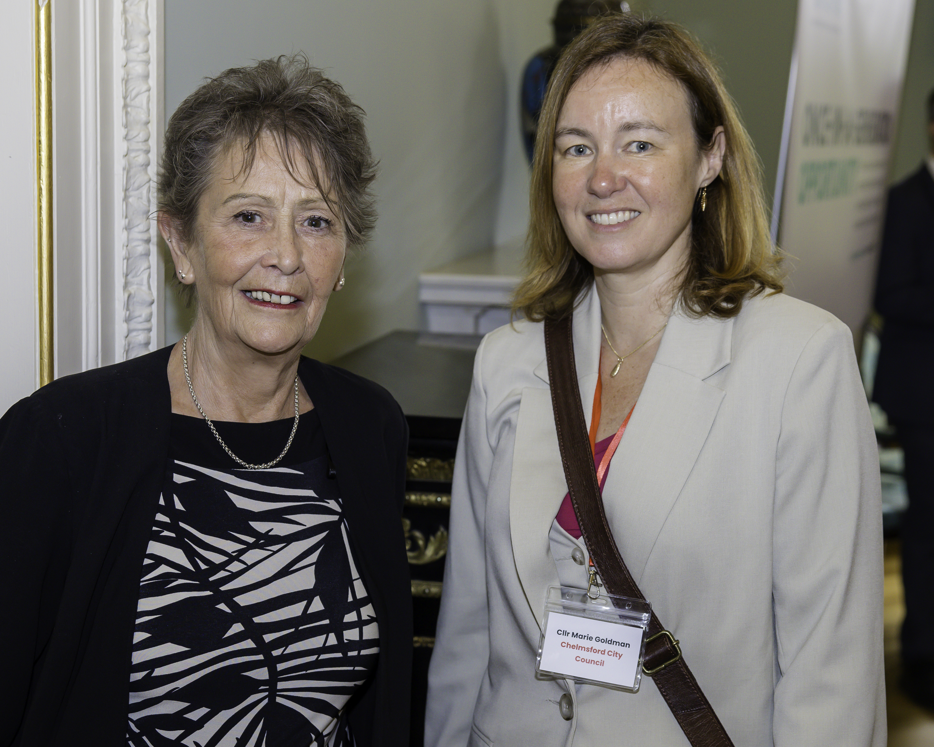 L to R: Denise Rossiter, Cllr. Marie Goldman